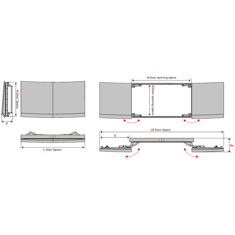 Hatches pantograph system 2392